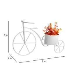 Small Cycle Planter White 5 Small Cycle Planter White -Care Flowering Shop GG 5026 3