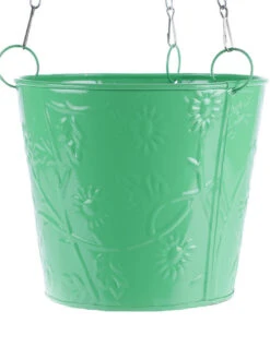 Hanging Bucket Green -Care Flowering Shop GG HBG 3