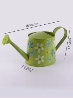 Handpainted Water Cane Green -Care Flowering Shop GG HPWCG 3