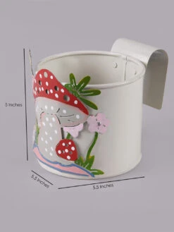 Mushroom Pot White -Care Flowering Shop GG MPW 3