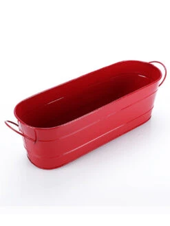 Oval Planter Large Red -Care Flowering Shop GG OLR 2