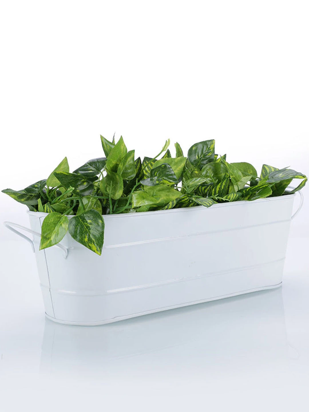 Oval Planter Large White 2 Oval Planter Large White - Image 2