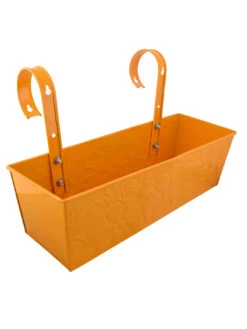 Embossed Rectangular Pot Yellow -Care Flowering Shop GG RTY 4