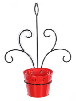 Wall Mounted Red Planter 5 Wall Mounted Red Planter -Care Flowering Shop GG WMR 3