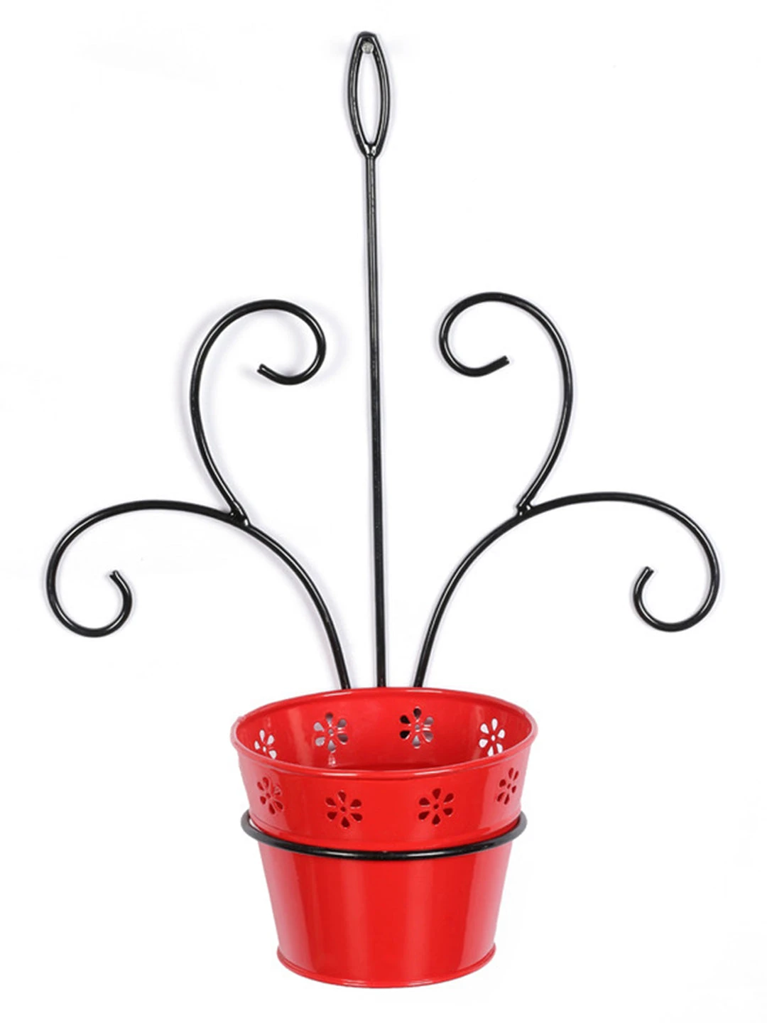 Wall Mounted Red Planter 3 Wall Mounted Red Planter - Image 3