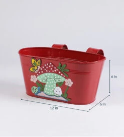 Set Of Five Railing Mushroom Tubs -Care Flowering Shop SET12INMUSH 3