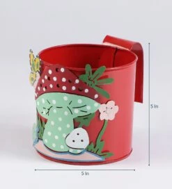 Set Of Three Mushroom Railing Planters -Care Flowering Shop SMUSH 3