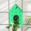 Hut Shape Bird House Green