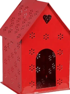 Hut Shape Bird House Red -Care Flowering Shop red metal hut shape green bird house by green girgit red metal hut shape green bird house by green g 6diuve